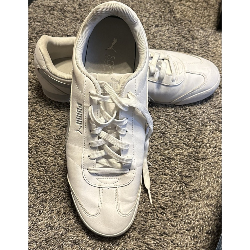 Puma Turino Women's Size 11 Casual Shoe White Blue Athletic Trainer Sneaker